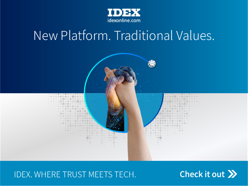 welcome to the new idex site