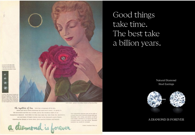 A De Beers Tagline is Forever