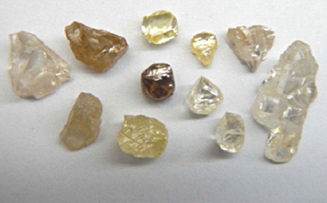 Alluvial diamonds sales