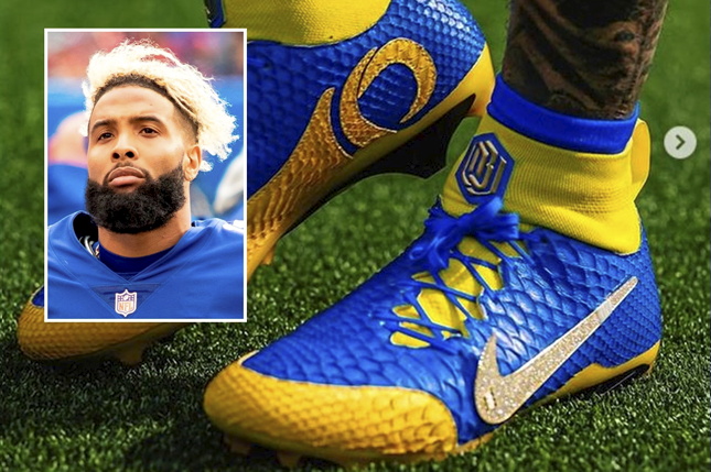 Odell Beckham Jr Wore $200,000 Diamond-Studded Cleats to Super