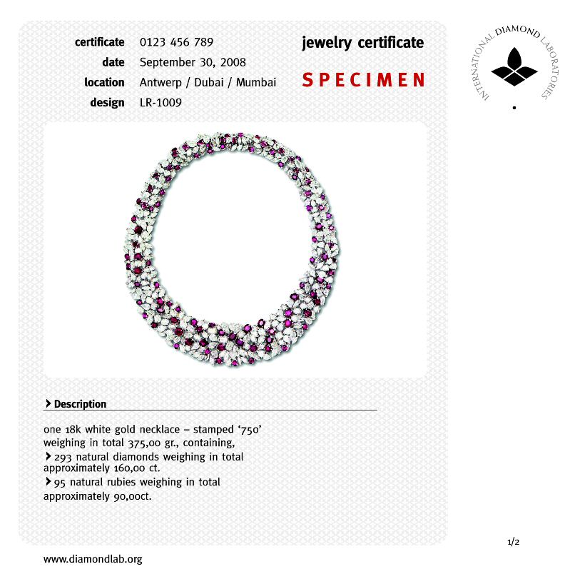 Idl best sale diamond lab